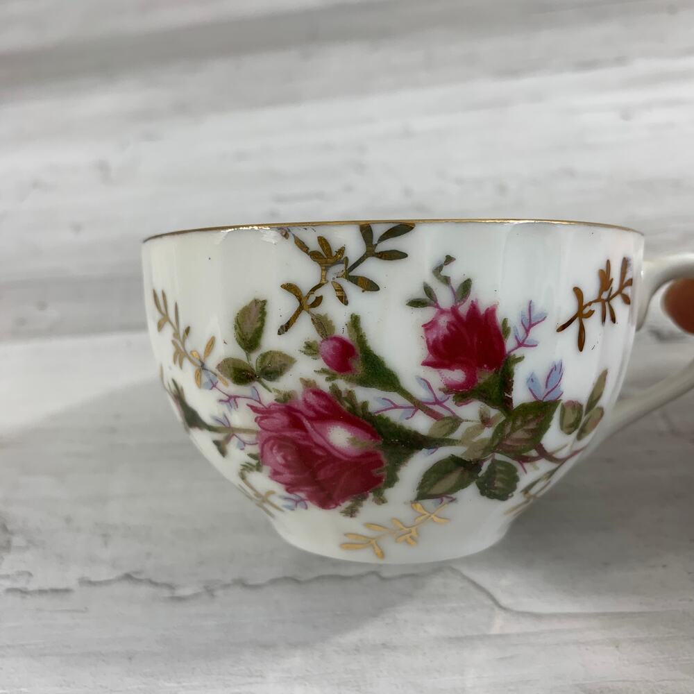 Vintage Small Rose Teacup Made in Japan